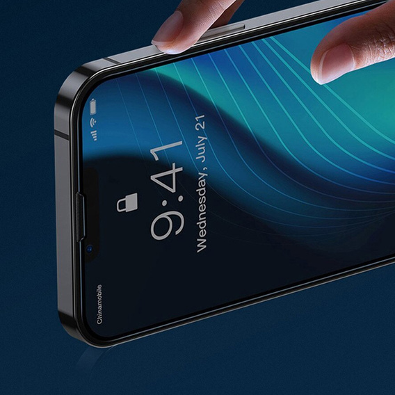 3D tvrzené sklo pro iPhone 14 Plus, černé