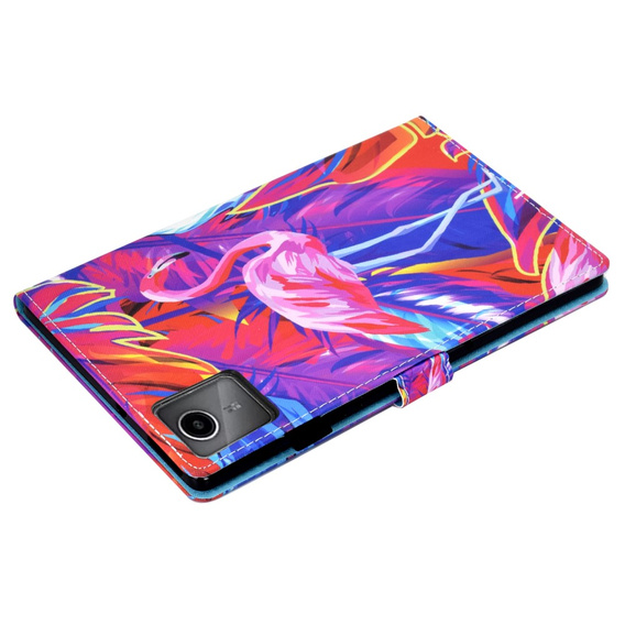 Pouzdro pro Lenovo Tab M11, s klopou, flamingo