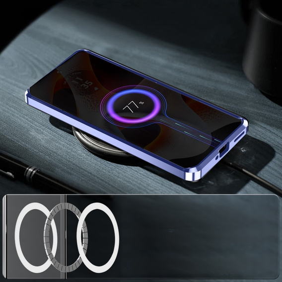 Ochranné pouzdro na fotoaparát pro Motorola Edge 50 Pro 5G, CamShield MagSafe, fialové