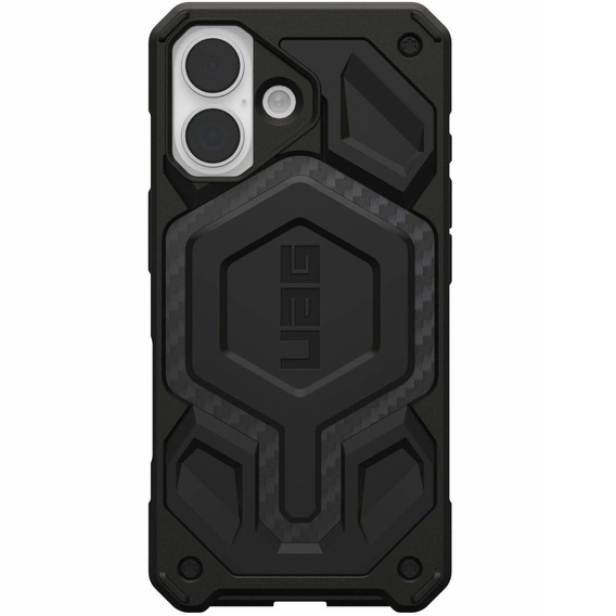 Pouzdro Urban Armor Gear pro iPhone 15 Plus, Monarch Pro Kevlar MagSafe, černé