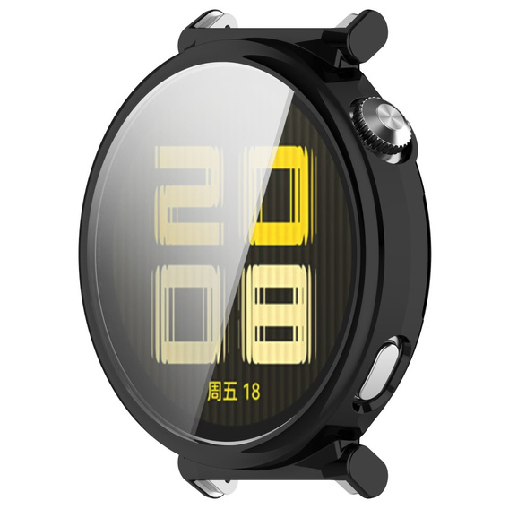 Pouzdro 2v1 s ochranou displeje pro Huawei Watch GT 5 Pro 42mm, černé