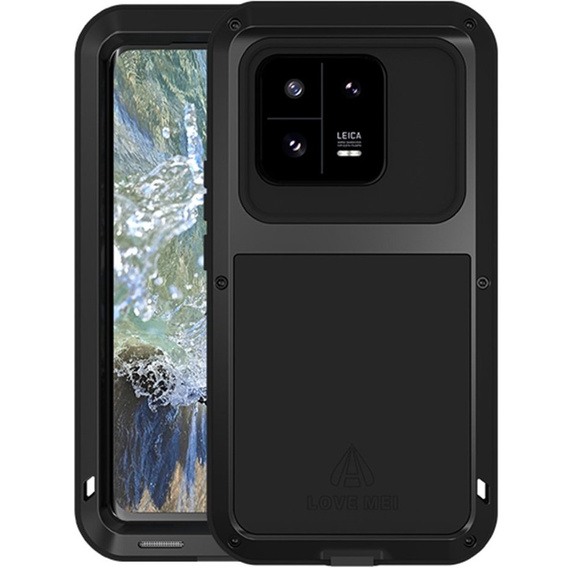Pouzdro Love Mei pro Xiaomi 13 Pro, armored without glass, černé