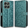 Flipové pouzdro pro Motorola Edge 60 Pro, Wallet Rhombus, zelené