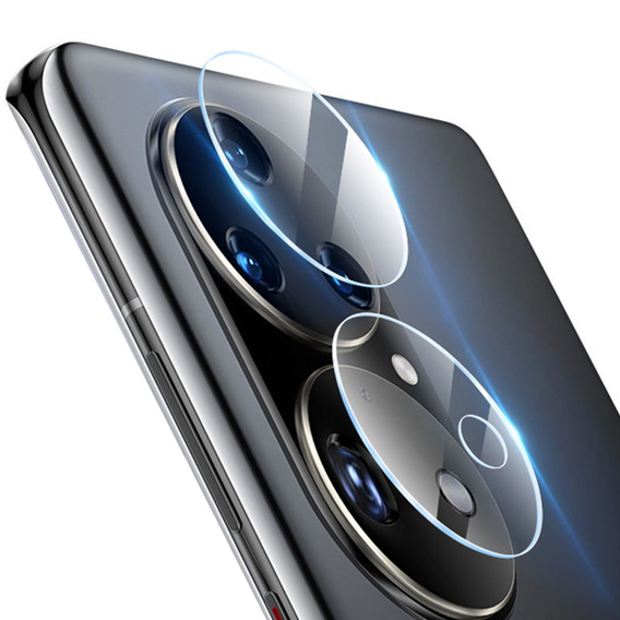 Tvrzené sklo na fotoaparát pro Huawei P50 Pro, modré