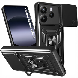 Pouzdro pro Xiaomi Redmi Note 14 4G, CamShield Slide, černé