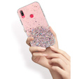 Pouzdro pro Huawei Y7 2019, Glittery, růžové