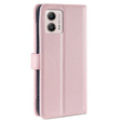 Klopové pouzdro pro Motorola Moto G53 5G/ G23 4G/ G13 4G, Wallet Zipper Pocket, černé