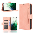 Klopové pouzdro pro Xiaomi Redmi 15 5G / 4G, slot na karty, peněženka, růžové