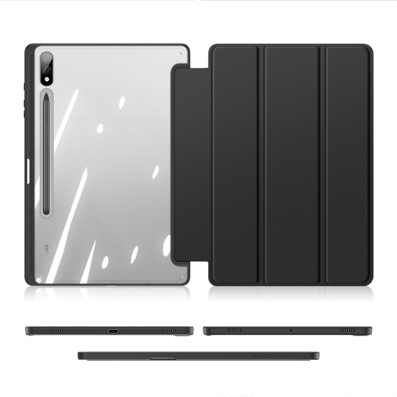 Pouzdro pro Samsung Galaxy Tab S9+, Dux Ducis TOBY, černé
