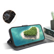 Klopové pouzdro pro Infinix Hot 40i, Wallet, Rose černé