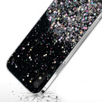 Pouzdro pro Xiaomi Redmi 9A, Glittery, černé