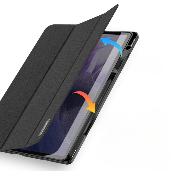 Pouzdro pro Samsung Galaxy Tab S9+ 12.4", Dux Ducis Domo, černé