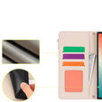 Klopové pouzdro pro Samsung Galaxy S24 Ultra, Wallet Zipper Pocket RFID, s popruhem přes rameno, černé