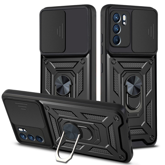 Pouzdro pro Oppo Reno 6 5G, CamShield Slide, černé