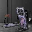 Pouzdro pro Xiaomi Redmi Note 14 Pro 5G /  Poco X7 5G, Military MagSafe, fialové + 9H sklo