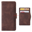 Klopové pouzdro pro Xiaomi Redmi Note 13 5G, Card Slot, hnědé