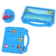 Dětské pouzdro pro Samsung Tab A8 10.5 X200 / X205, Cute Patterns, se stojánkem, modré