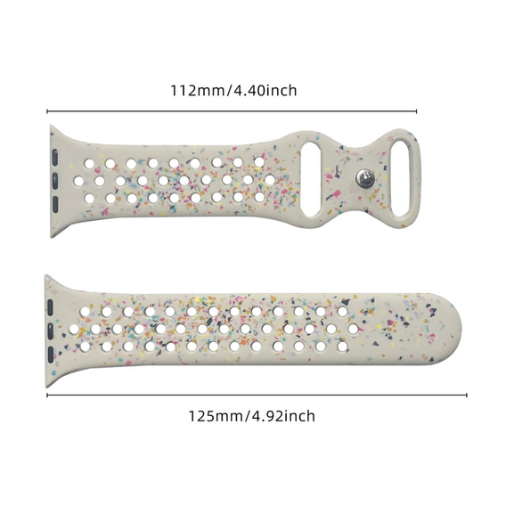Silikonový řemínek pro Apple Watch 1/2/3/4/5/6/7/8/9/10/SE/Ultra/Ultra 2 42/44/45/49MM