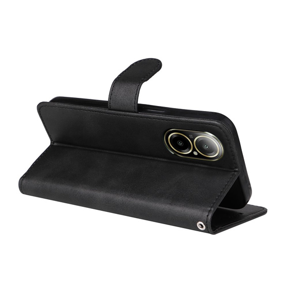 Klopové pouzdro pro Realme C67, Leather Wallet, černé