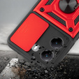 Pouzdro pro Xiaomi Poco X7 Pro 5G, CamShield Slide, červené
