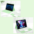 Pouzdro + klávesnice iPad Air 10.9 4 2020 / 5 2022, Touchpad, zelené