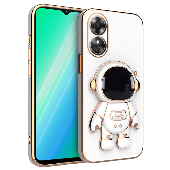 Pouzdro pro Oppo A17, Astronaut, bílé