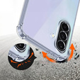 Pouzdro pro Samsung Galaxy A36, Erbord Dropproof, průhledné + sklo