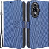 Klopové pouzdro pro Huawei Nova 11, Wallet Smart Magnet, modré