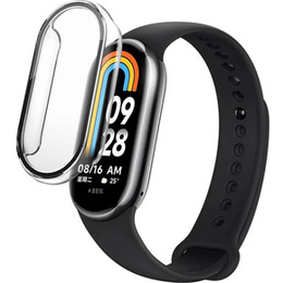 Pouzdro 2v1 + tvrzené sklo pro Xiaomi Smart Band 10 / 9 / 8, černé