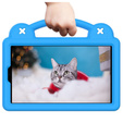 Dětské pouzdro pro Samsung Galaxy Tab A7 Lite 8.7 T220/T225, Cute Patterns, se stojánkem, modré