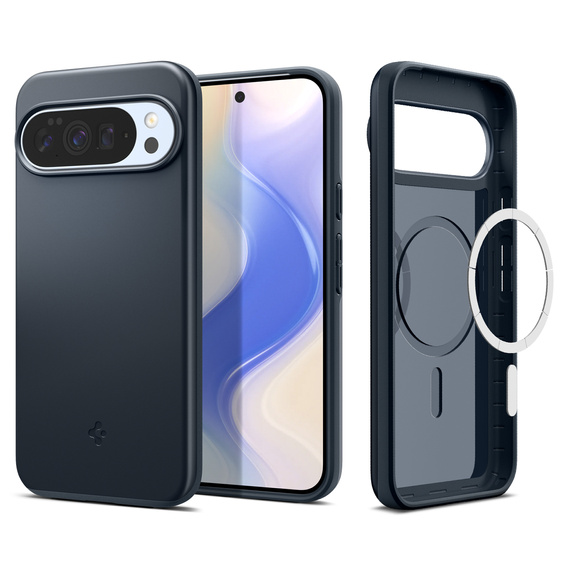 Pouzdro Spigen Thin Fit MagSafe pro Google Pixel 10 Pro XL, Metal Slate