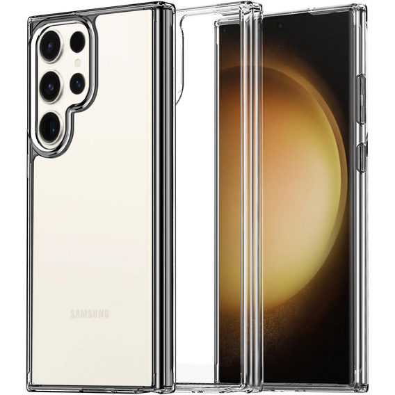 Pouzdro pro Samsung Galaxy S23 Ultra, Fusion Hybrid, průhledné