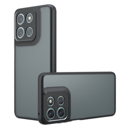 Pouzdro pro Xiaomi Redmi 15 5G / 4G, s ochranou fotoaparátu, průhledné s černými boky