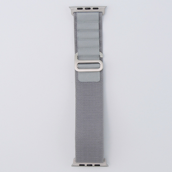 Nylonový řemínek pro Apple Watch 1/2/3/4/5/6/7/8/SE/ULTRA 42/44/45/49 mm, šedý