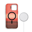 Pouzdro iPhone 16 Pro, Frame Kickstand, pro MagSafe, Sunset Orange