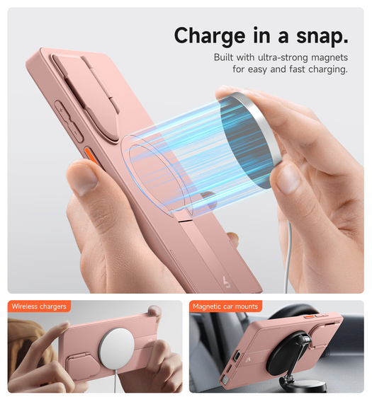 Pouzdro pro Samsung Galaxy S25 Ultra, Suritch Shockproof, pro MagSafe, modré