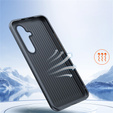 Kožené pouzdro pro Samsung Galaxy S25+ Plus, leather hybrid, šedé