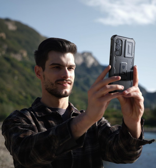 Pancéřové pouzdro pro Samsung Galaxy A35 5G, Dexnor Full Body (Two Frames), černé