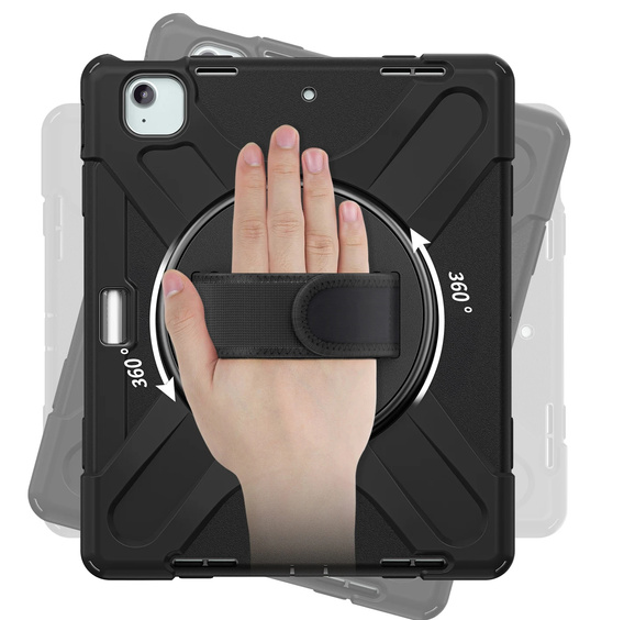Obrněné pouzdro pro Apple iPad Pro 13" 7 gen. 2024 (A2925, ochranné 360 se slotem na stylus, černé