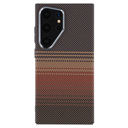 Pouzdro pro Samsung Galaxy S25 Ultra, Carbon Fiber MagSafe, zlaté