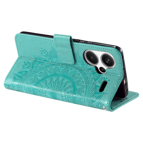 Klopové pouzdro pro Xiaomi Redmi Note 13 Pro+, Mandala, zelené