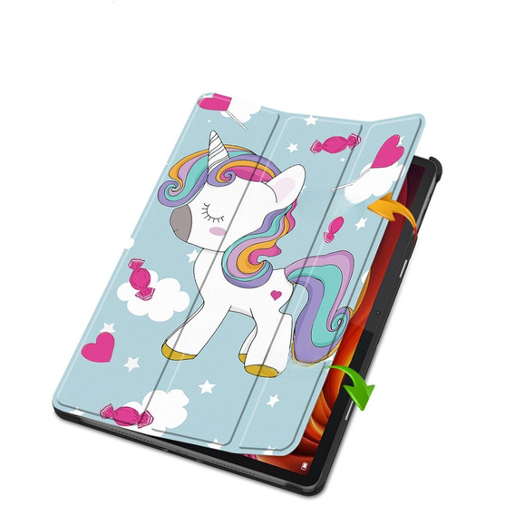 Pouzdro pro Lenovo Tab K11 Plus, Smartcase, unicorn