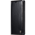 CASEME flipové pouzdro pro Samsung Galaxy S8+ Plus, Waxy Textured, černé