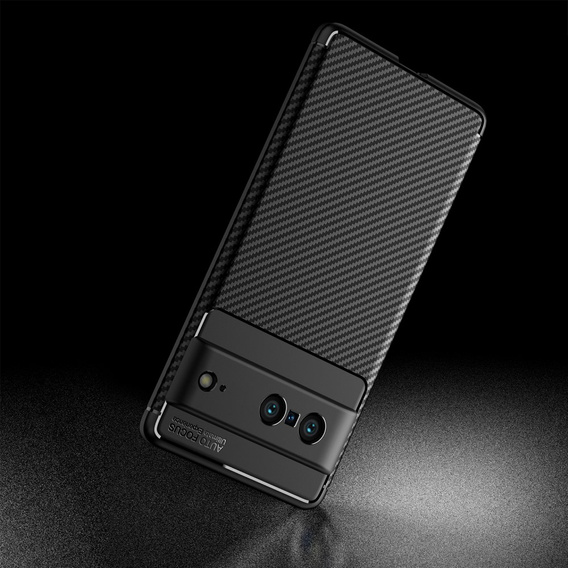 Pouzdro pro Google Pixel 7, Carbon Gel, černé