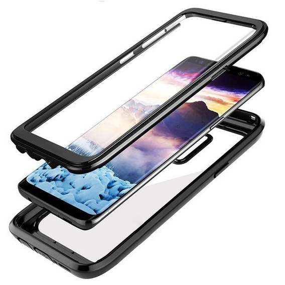 Pouzdro pro Samsung Galaxy S9, Shockproof, s fólií, modré