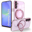 Magnetické pouzdro pro Samsung Galaxy A36 5G, pro MagSafe, růžové