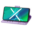 Klopové pouzdro pro Xiaomi Redmi 13C / Poco C65, Butterfly, fialové