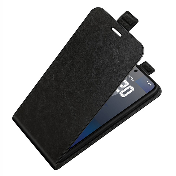 Klopové pouzdro pro Nothing Phone 3a Pro, Flip, černé