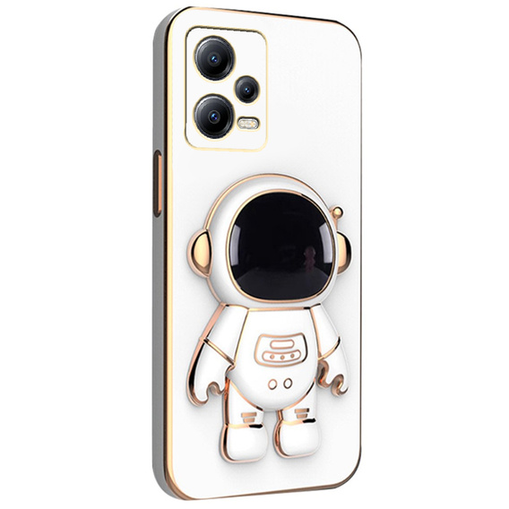 Pouzdro pro Xiaomi Redmi Note 12 5G / POCO X5 5G, Astronaut, bílé