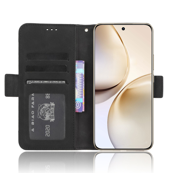 Klopové pouzdro pro Realme 14 Pro 5G, Card Slot, černé